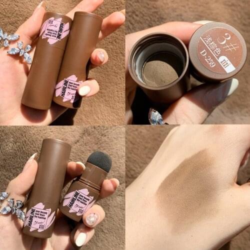 Hairline Powder Filling Bald Hair Silhouette Shadow Nose Shadow Eyebrow Powder Waterproof Long-lasting Natural Makeup TSLM1