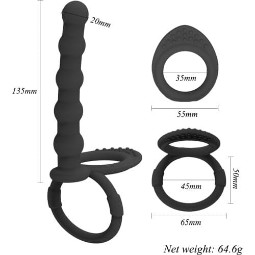 Wearable silicone five pull beads anal anal plug sexual toy adult anal bead sex toys thrusting anal toy sexual toy adult