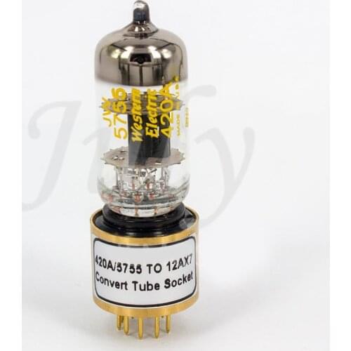 Brand-new US WE 5755/420A electron tube, can replace ECC83/12AX7 with conversion base, moldy screen structure
