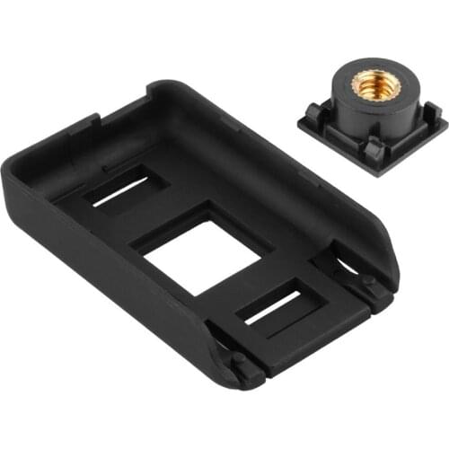 Sports Camera Stationary Mounting Base Holder and Sleeve Black