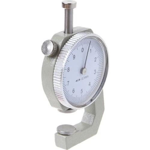 Dial Thickness Gauge 10 20mm Leather Paper Thickness Meter Tester Accuracy 0.1mm