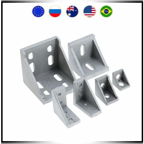 2020 3030 3060 4040 4545 4080 6060 8080 corner bracket Aluminum Profile Connector CNC Router Aluminum extrusion 2040 3060 6060