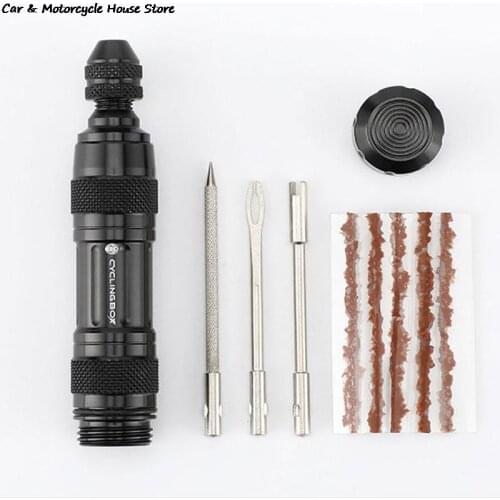 1 Set Bicycle Tire Repair Tool Tubeless Tire Wheel Tire Puncture Plug Repair Kit Tire Service Tool For Bike Tire