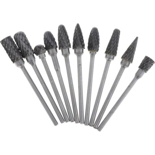 10x Salon Sturdy Nail Art Drill Bit Manicure DIY Filing Sanding Buffing Bits Nail Grinding Head