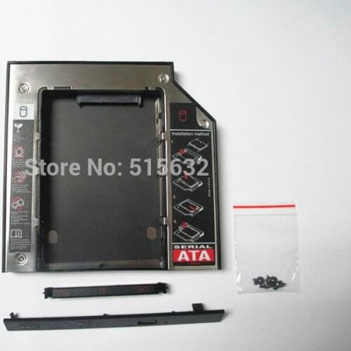 12.7mm 2nd SATA Hard Drive Caddy for Dell E5410 E5420 E5420m E5510 E5520 swap TS-L633J
