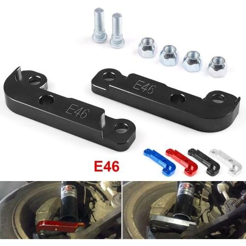 Aluminium Adapter increasing turn angles about 25% E46 drift lock kit For BMW M3 Multiple Colors Optional