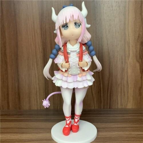 Anime Kobayashi-san Chi No Maid Kanna Kamui Lovely PVC Action Figrue Cute Doll KannaKamui Collectible Model Toys 19cm