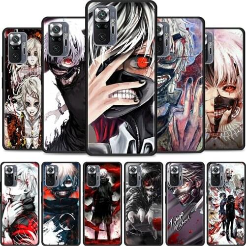 Case for Xiaomi Redmi Note 8 9 10 Pro 7 8T 9T Redmi 9 9i 8A 9A 9C 9T 10 9 Pro Soft Phone Cover Tokyo Ghoul