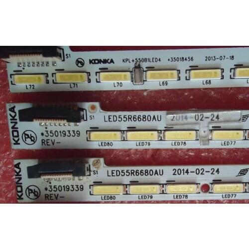 FOR konka KPL+550B1LED4 Article lamp 35018456 37024119 1piece=80LED 683MM