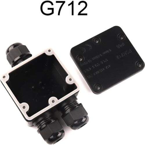 Electrical Outdoor Waterproof Cable Wire Connector IP68 41A/450V 3 Way Junction Box With Terminal For Light Wiring Accessories