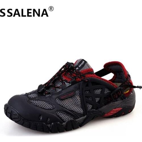 Men Fishing Aqua Water Shoes Swim Rivers Wet Water Upstream Sneakers Diving Wading Barefoot Beach Sport Shoes AA51012