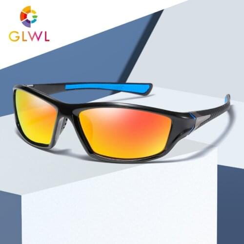 Sunglasses Men Glasses 2021 Sports Styles Goggels Crystal Cycling Shade Boys Sun Protection Polarized Blue Lenses Male Fashion