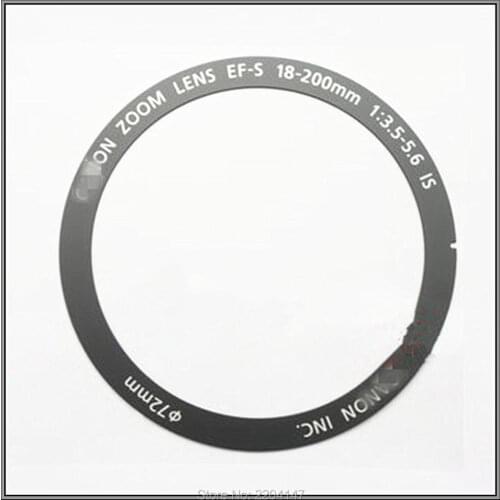 New fount Name ring parts for Canon EF-S 18-200mm f/3.5-5.6 IS lens
