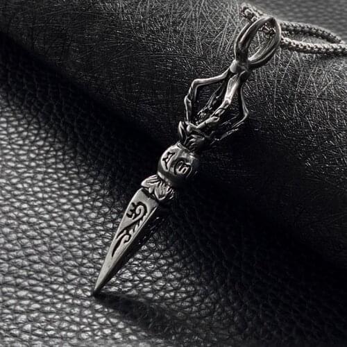 EDC Self defense Gear Stainless Steel Necklace Knife Beads Pendant Paracord Outdoor DIY Decorations Outdoor Personal Safety Tool