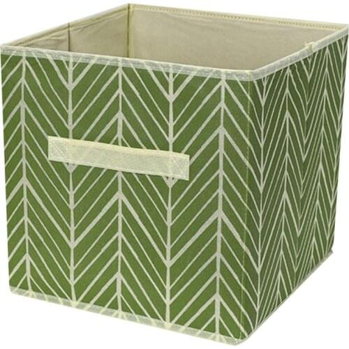 Foldable Storage Box Home Sundries Storage Basket Cloth Underwear Storage Organizer Office Stationery Organizer Container