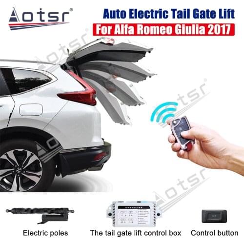Smart Auto Electric Tail Gate Lift for Alfa Romeo Giulia 2017 Remote Control Drive Seat Button Control Set Height Avoid Pinch