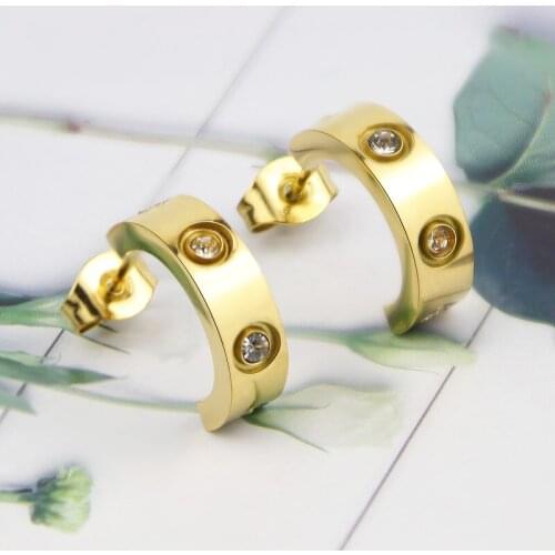 Zircon Female Lightning Diamond Earrings 925 Sterling Silver Pierced Earrings Ring Jewelry Trend 2021