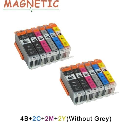 10X 450 451 compatible ink cartridge For canon PGI450 PIXMA MG5440 MG5540 MG6440 Ip7240 MX924 IX6540 IX6840 printer 450