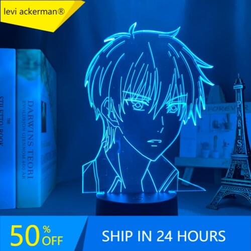 Acrylic 3d Lamp Anime Fruits Basket Kyo Sohma for Bedroom Decor Night Light Childrens Birthday Gift Room Desk Led Light Manga