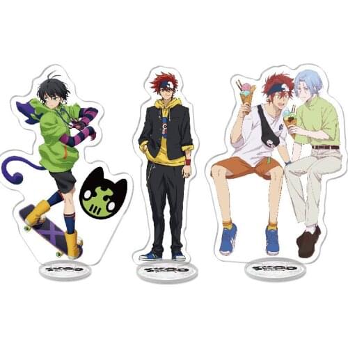 Anime SK8 the Infinity Reki Snow Miya Cheery Blossom Acrylic Stand Figure Desktop Decoration Collection Model Doll Gifts