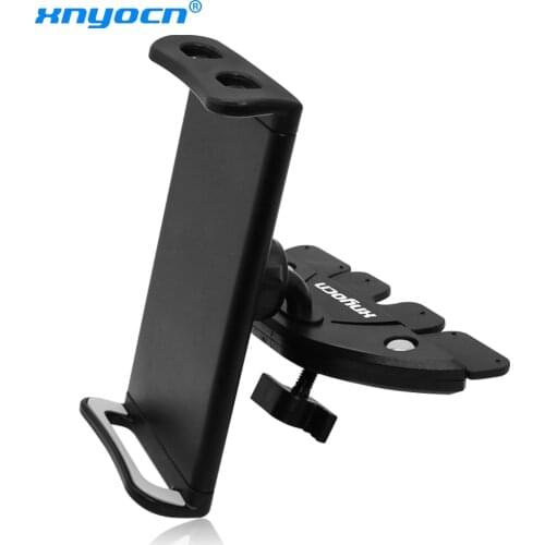 Xnyocn CD Slot Tablet Car Phone Holder For iPhone,For iPad mini,Air 1/2,9.7 Pro Support,Android Tablet,3.5-10.1'' Mount Stand