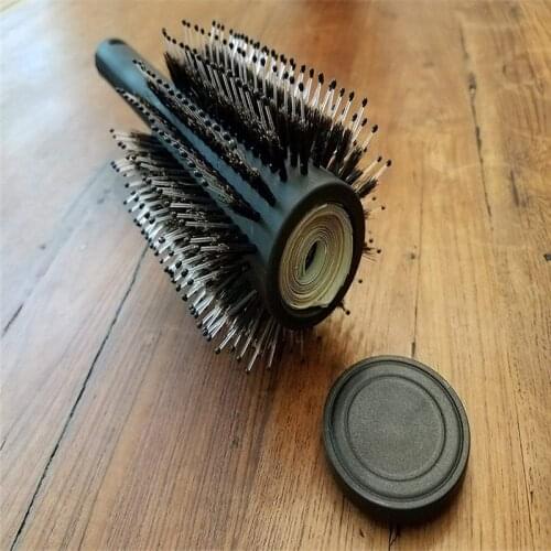 Brush Safe Hair Brush Secret Stash Box Hidden Secret Storage Box Ckey safe box Hollow hair comb Hide Money Stash Contanier
