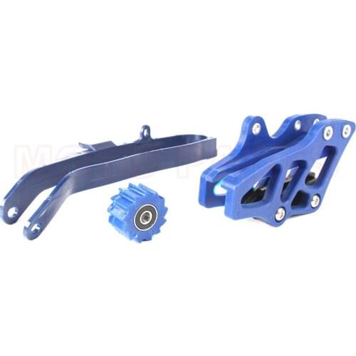 Chain Slider Swingarm Guide Lower Roller + Rear Chian Guide Guard Kits For WR250F WR450F YZ250F YZ450F E-Moto