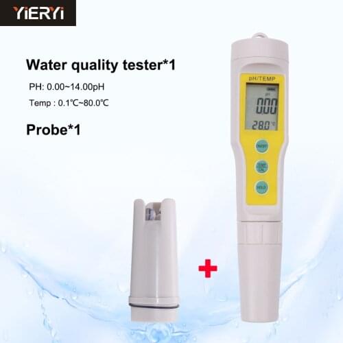 Digital Automatic Calibration PH Meter Water Quality Analyzer for Soil Aquarium Pool Water Wine with Replaceable probe