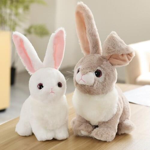 32/40CM New Simulation Plush Rabbit Children Baby Stuffed Animals Toys Soft Bunny Home Decor For Girlfriend Gifts