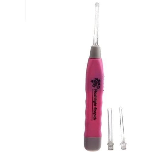 Ear cleaning Tool Q-tip with flashlight and three accessories