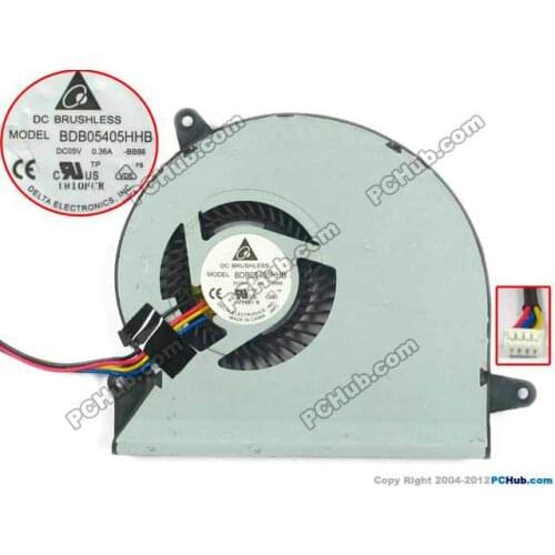Laptop cooler CPU Cooling Fan For Asus U56E U56E-RAL9 DELTA BB86 BDB05405HHB 5V 0.36A cpu cooler fan