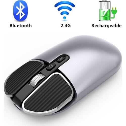 Wireless Mouse Rechargeable Bluetooth Mouse Noiseless Mause Wifi Mice USB Mice For PC Desktop laptop accessories Ergonomic mouse