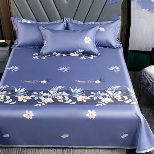 Folding Sheet Ice Silk Mat Set, Cool For A Summer, Skin-Friendly And silky, An Artifact Of Naked Sleep