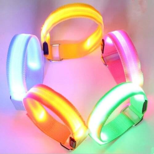 Horse Leg Straps 4pcs LED Lighting Strip Night Horse Riding Equipment Outdoor Sports Equestrian Horse Leg Harness Safe Belts USB