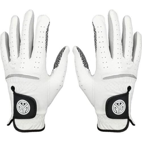 1 pc Golf Gloves Left Right Hand Mens Little Sheepskin Anti-Slip Wear-resistant Breathable Golf Gloves Sports Gloves