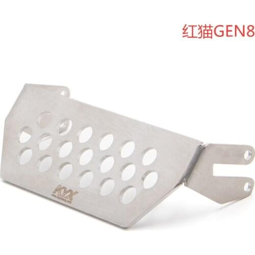 Stainless steel chassis front guard for Redcat GEN8