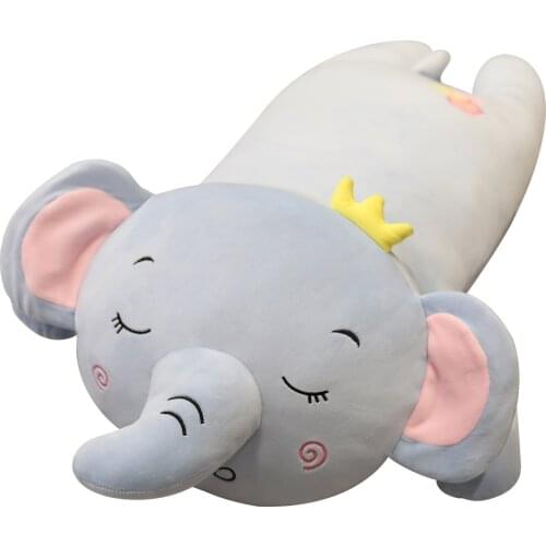 80/100/120CM Kawaii Long Plush Animals Pillow Super Soft Dog Pig Elephanr Koala Toys Dolls Kids Sleeping Pillow Fantastic Gifts
