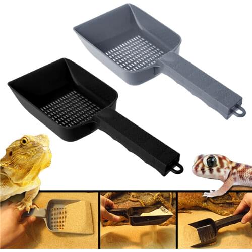 Portable Indoor Sand Shovels Durable Plastic Practical Cleaning Cat Pet Litter Scoop Shovel Pets Supplies 2 Colors C42