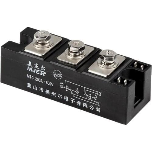 Triac thyristor module MTC200A1600V high-power thyristor module soft start welding machine