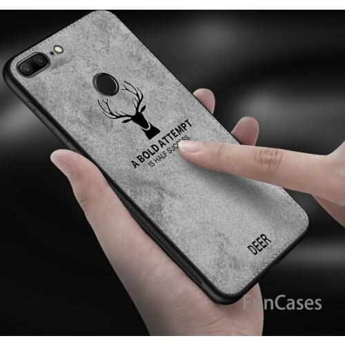Fabric Vintage Cloth TPU Case For Huawei P20 Lite P10 Plus Pro Mate 10 Pro 20 Lite Nova 3i 3 Honor 6C Pro Back Cover Capa