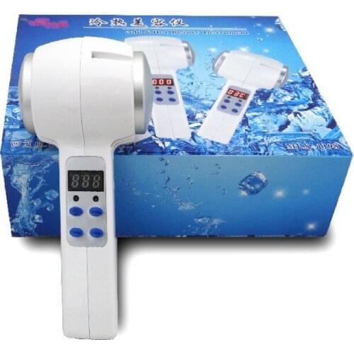Face Care Device Hot Cold Hammer Cryotherapy Blue Photon Acne Treatment Skin Beauty Massager Lifting Rejuvenation Facial Machine