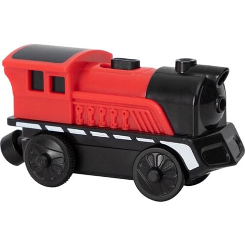 Railway Locomotive Magnetically Connected Train Toy Safe Magnetic Locomotive Educational Puzzle Toys For Children Kids Gifts