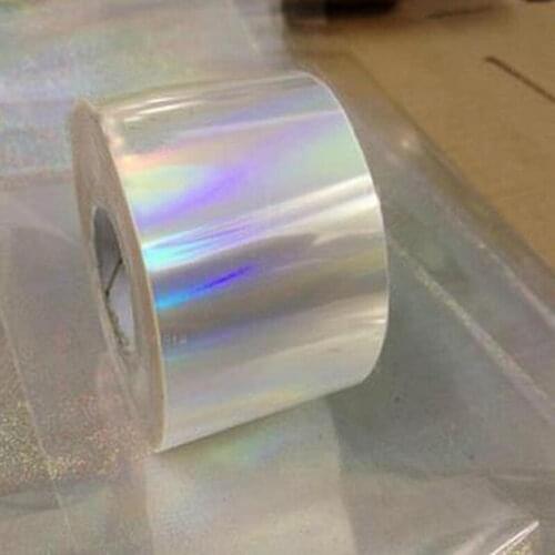 1Roll 120m*4cm transparent light NailTransfer Foils Stickers Nail Art Wraps Decals,DIY Nail Beauty Decals Craft Accessories
