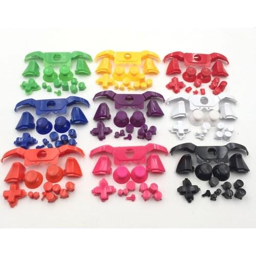 10sets Replace Full Sets Mod Bumper Trigger Button Dpad For Xbox One Elite 3.5mm Controller RT LT RB LB Button