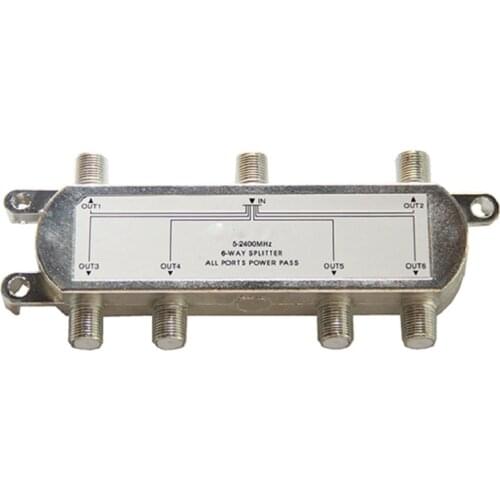 Splitter 6 Ways Satellite Splitter MultiSwitch FTA TV LNB Switch Cascade satellite Multiswitch TV Signal Mixer SAT/ANT Diplexer