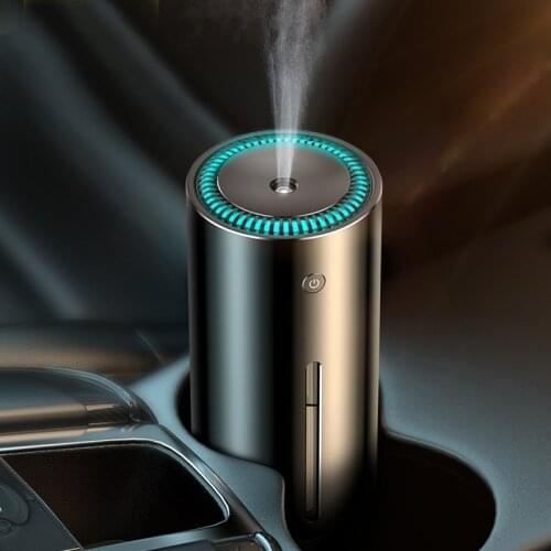 Aluminum Alloy 300ml Air Humidifier Car Aroma Essential Oil Diffuser for Home Car Air Purifier Nano Spray Mute Clean Air Maker