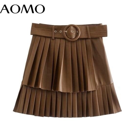 AOMO Women's Mini Skirts
