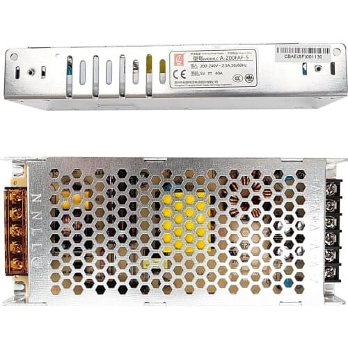 5v 40a 200w led display board power supply for single and double color led display accessories wholesale