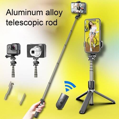 Bluetooth Wireless Phone Selfie Stick Tripod Foldable Monopod for Gopro Camera