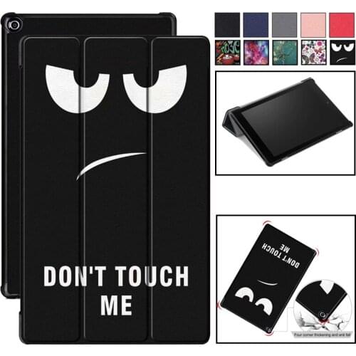 Case For Amazon Fire HD 10 2019 2017 Cover Wake Sleep Flip Leather Stand Funda For Fire HD7 HD8 HD 8 Plus 2017 2018 2020 Cover